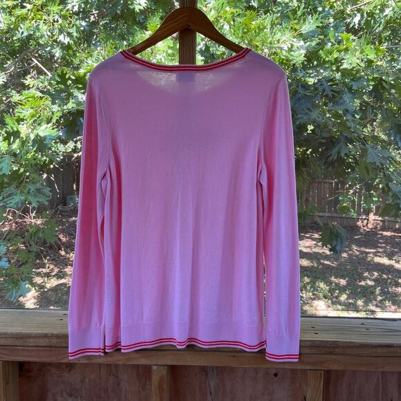 Old Navy Women's Classic Crew Neck Pink Love Sweater Size XL. NEW - Picture 2 of 7